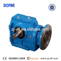 S67 flange mounted reducer helical worm gearmotor solid shaft gearbox